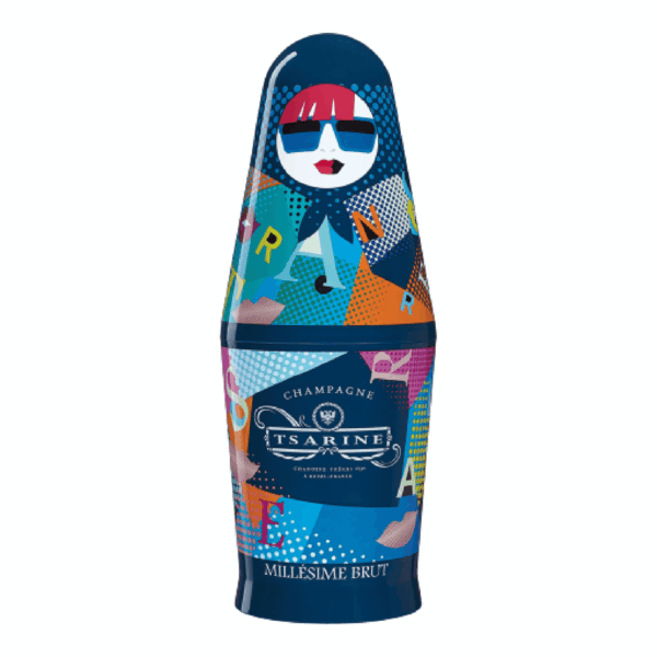 Cutie decorativă Matryoshka - Albastru