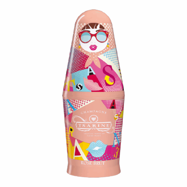 Cutie decorativă Matryoshka - roz