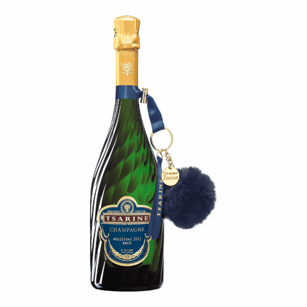 Breloc - Pompon albastru