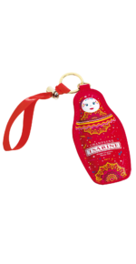 Breloc Matryoshka - Roșu