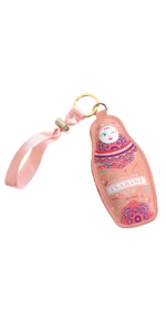 Breloc Matryoshka - roz
