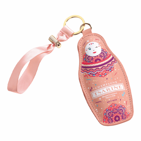 Breloc Matryoshka - roz